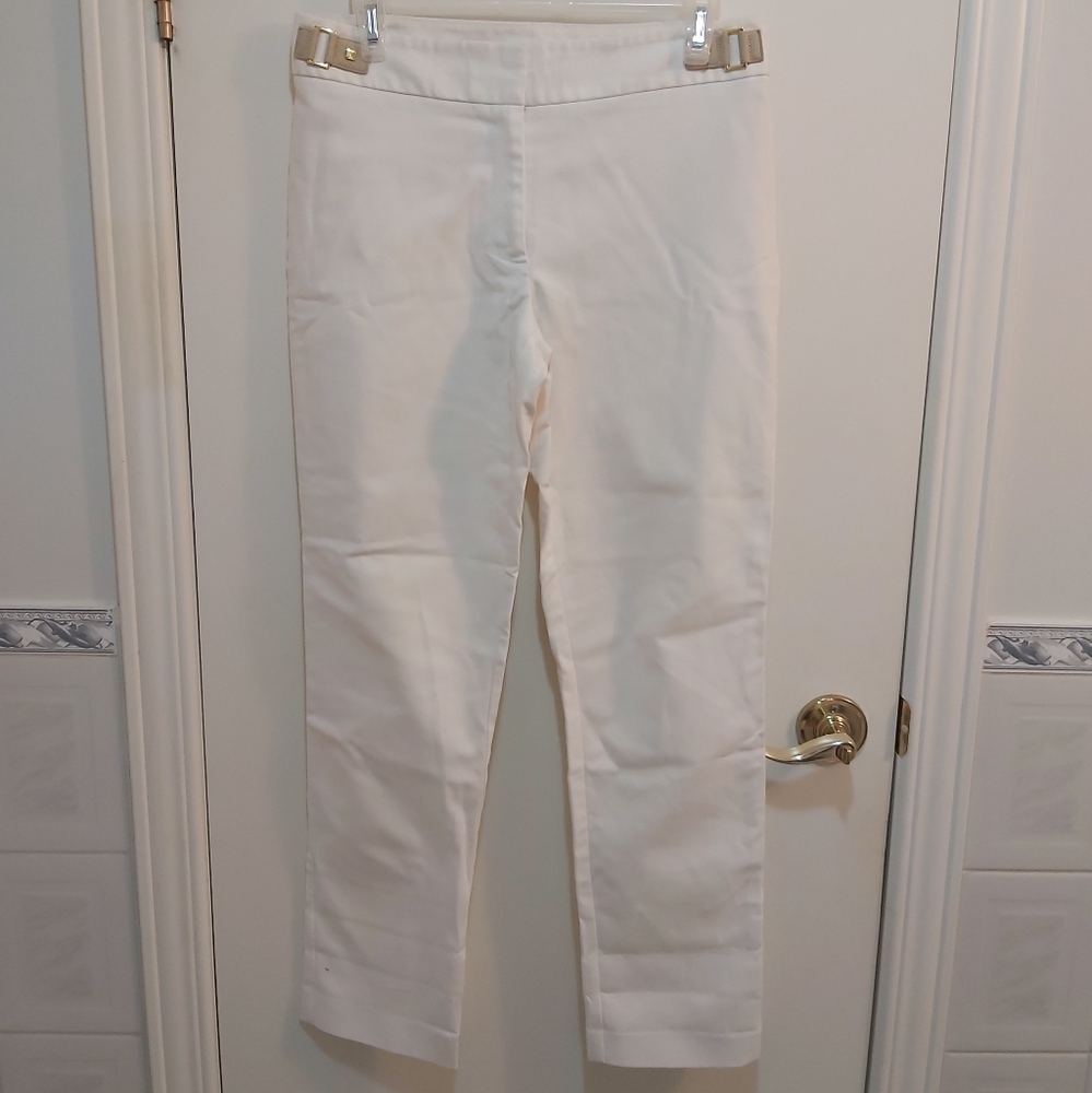 Calvin Klein white pants, size 4